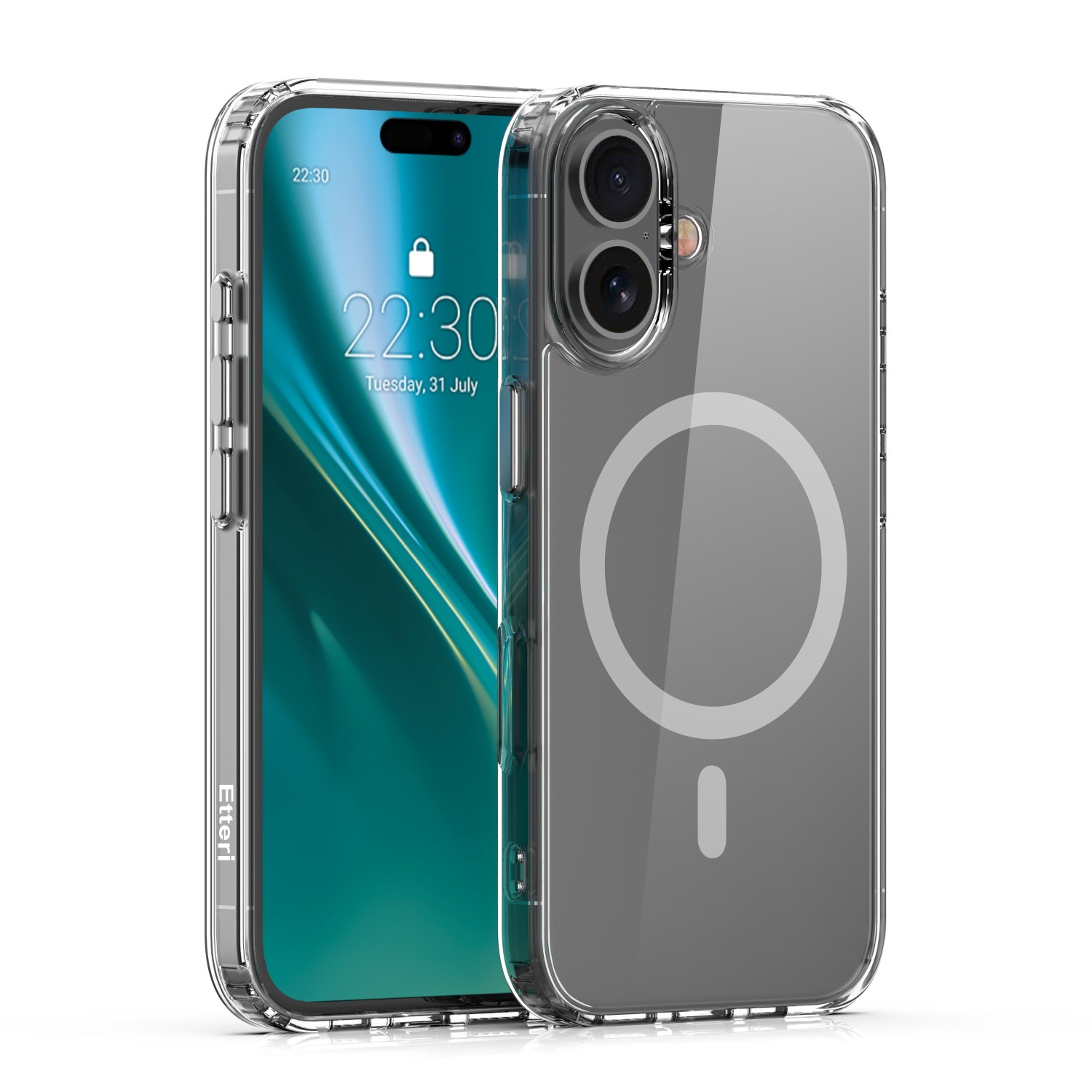 Etteri Color Mag dėklas for iPhone 16 6,1" pilkas