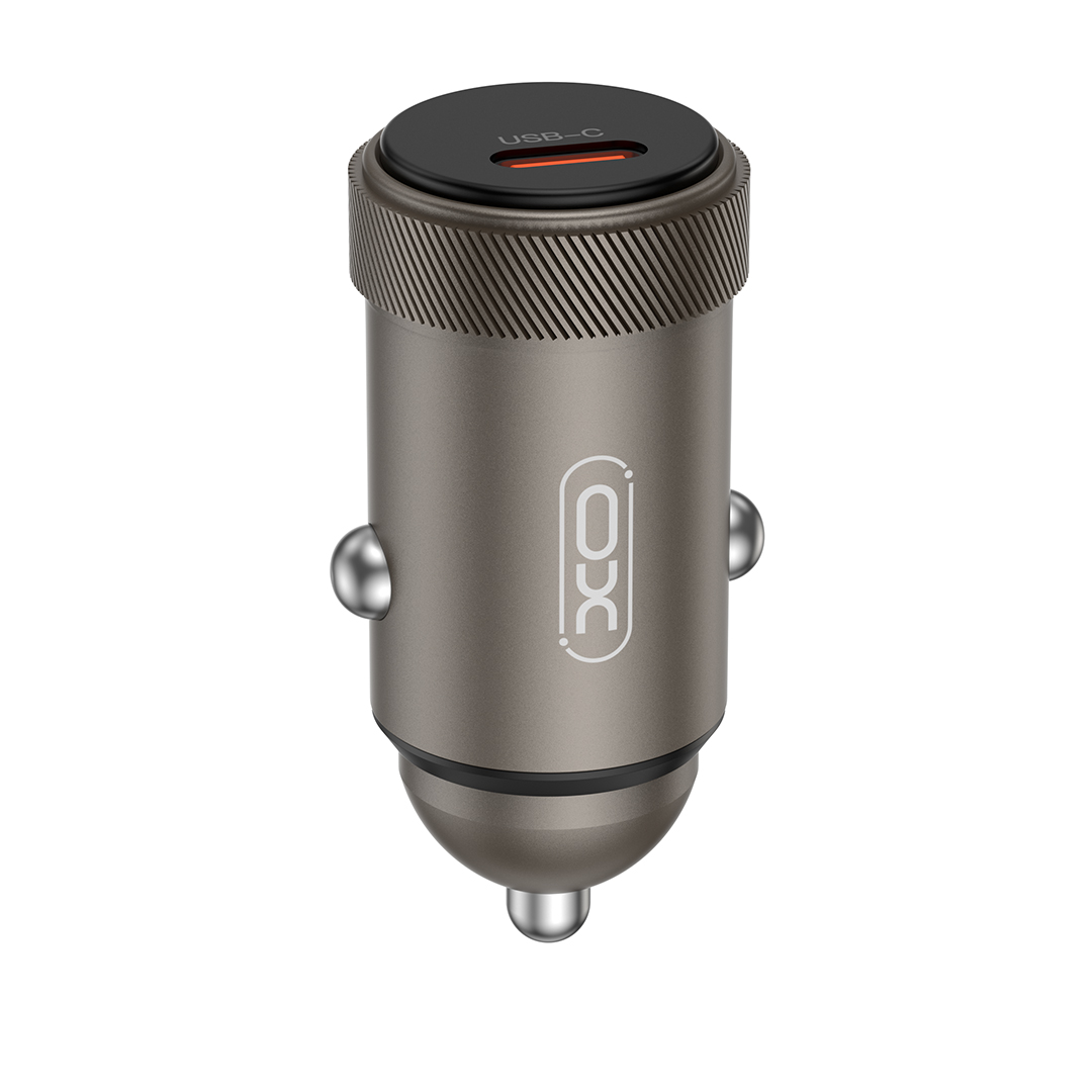 XO car įkroviklis CC70 PD 30W 1x USB-C juodas