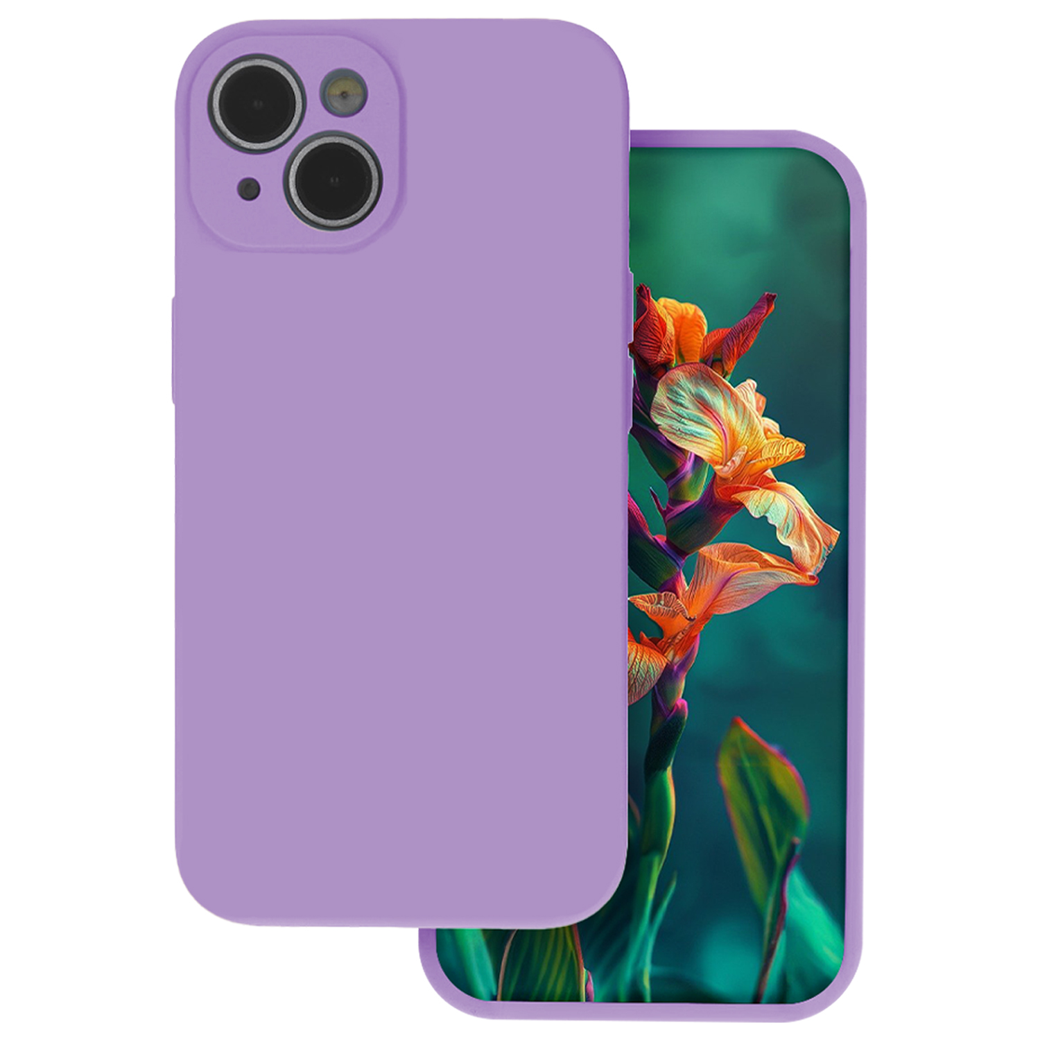 Silicon case for iPhone 17 Air 6,6" lavender