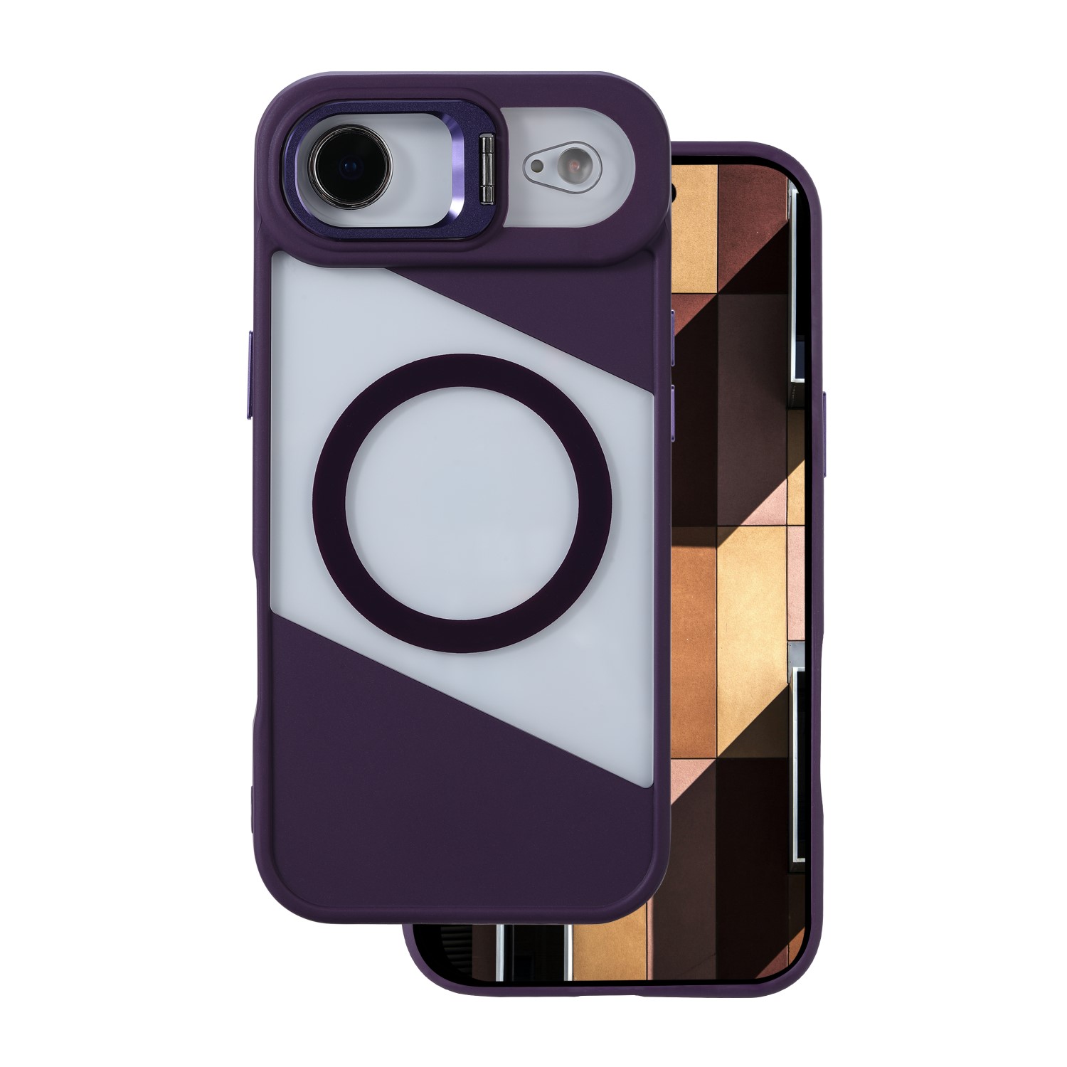 Fusion Mag dėklas for iPhone 17 Air 6,6'' violetinis