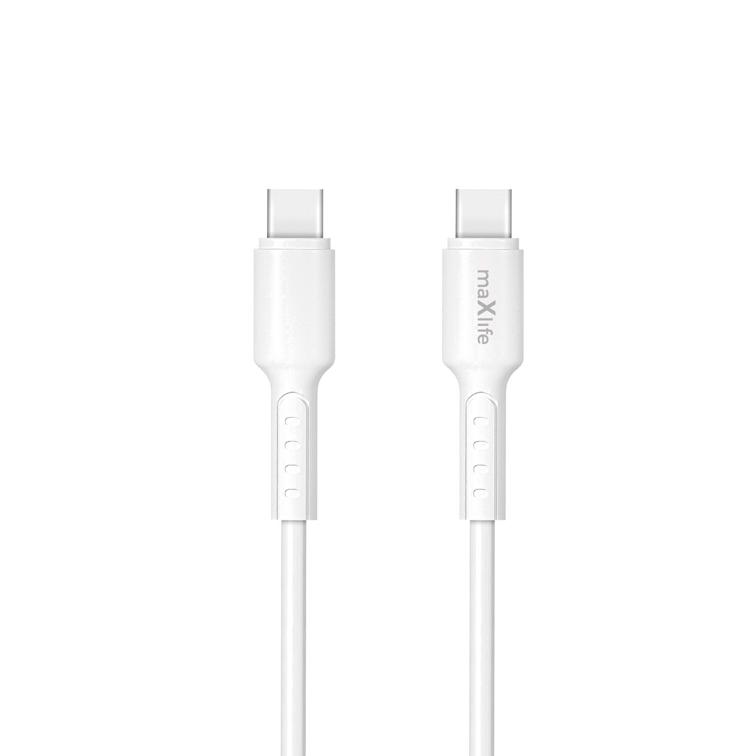 Maxlife MXUC-13 кабель USB-C - USB-C 1,0 m 60W белый