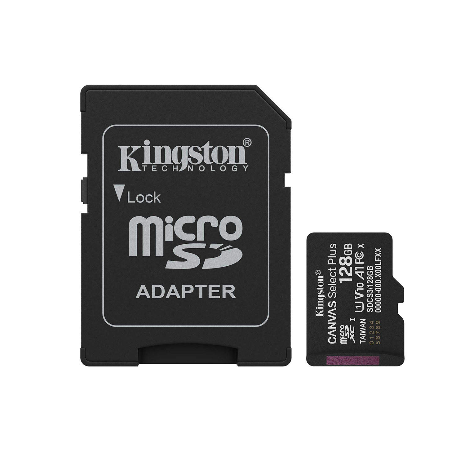 Kingston memory card microSD 128GB Canvas Select+
