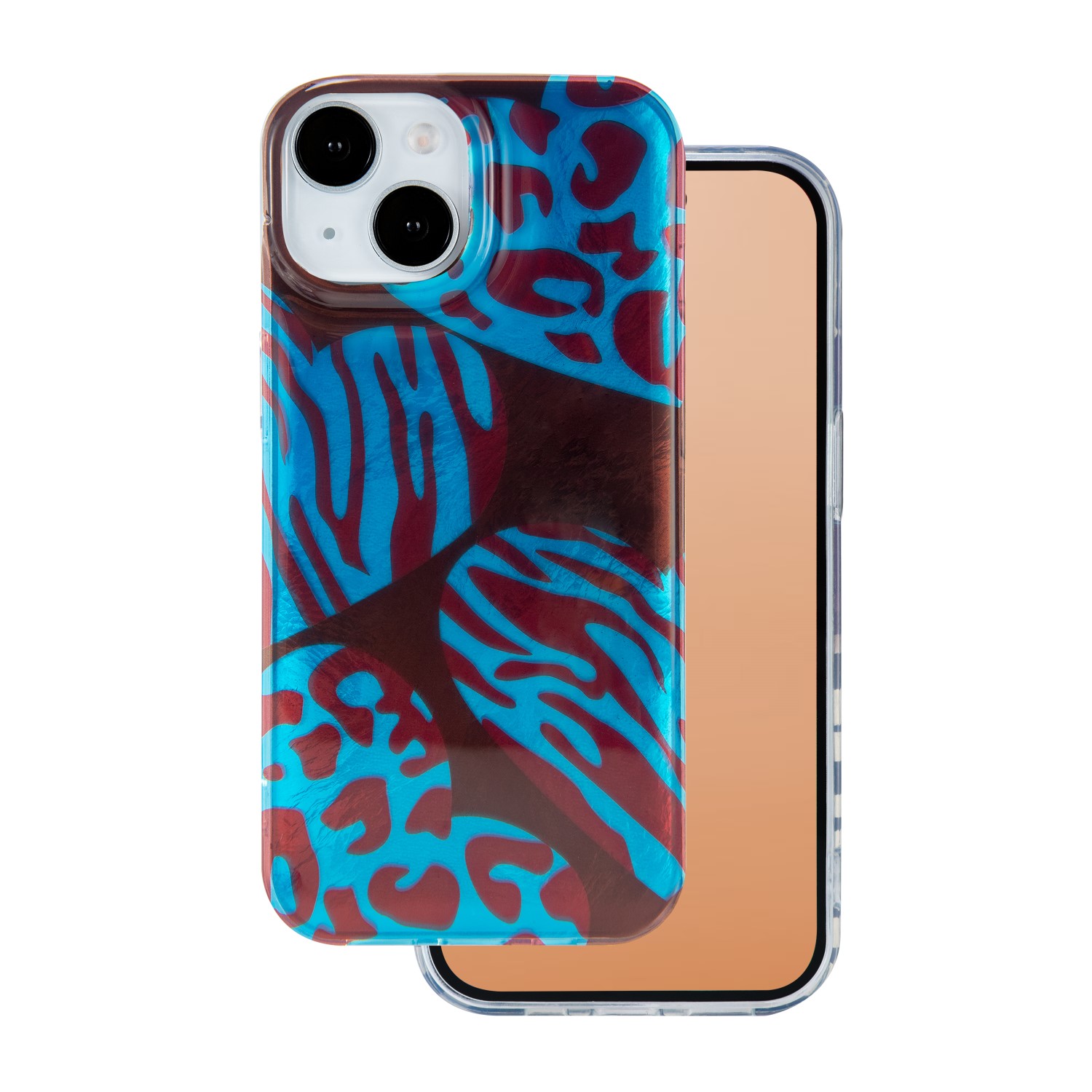 Animal Print dėklas for iPhone 15 6,1" Chameleon