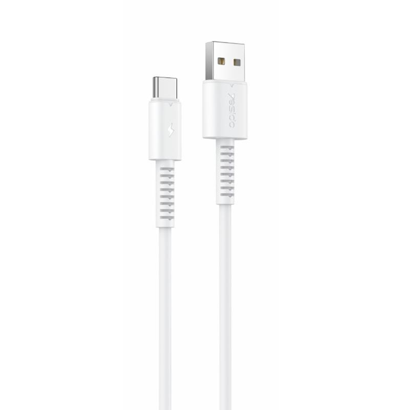 YESIDO LAIDAS CA120 180W USB/TYPE-C 1M PVC 2A baltas