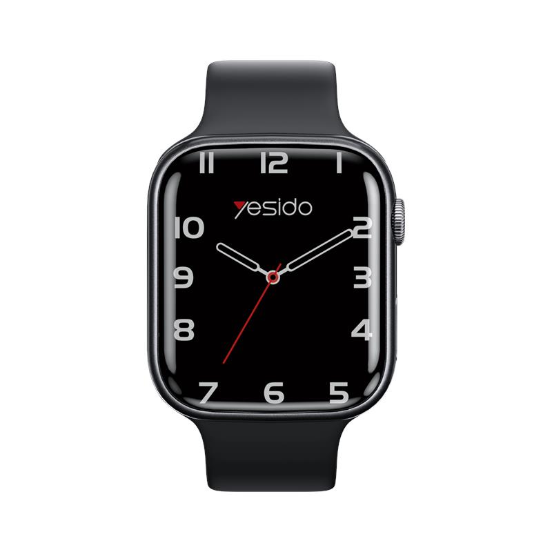 YESIDO IO23 SMARTWATCH BT5.0+ NFC 200mAh IPX4 ( WITH 2 STRAPS) juodas