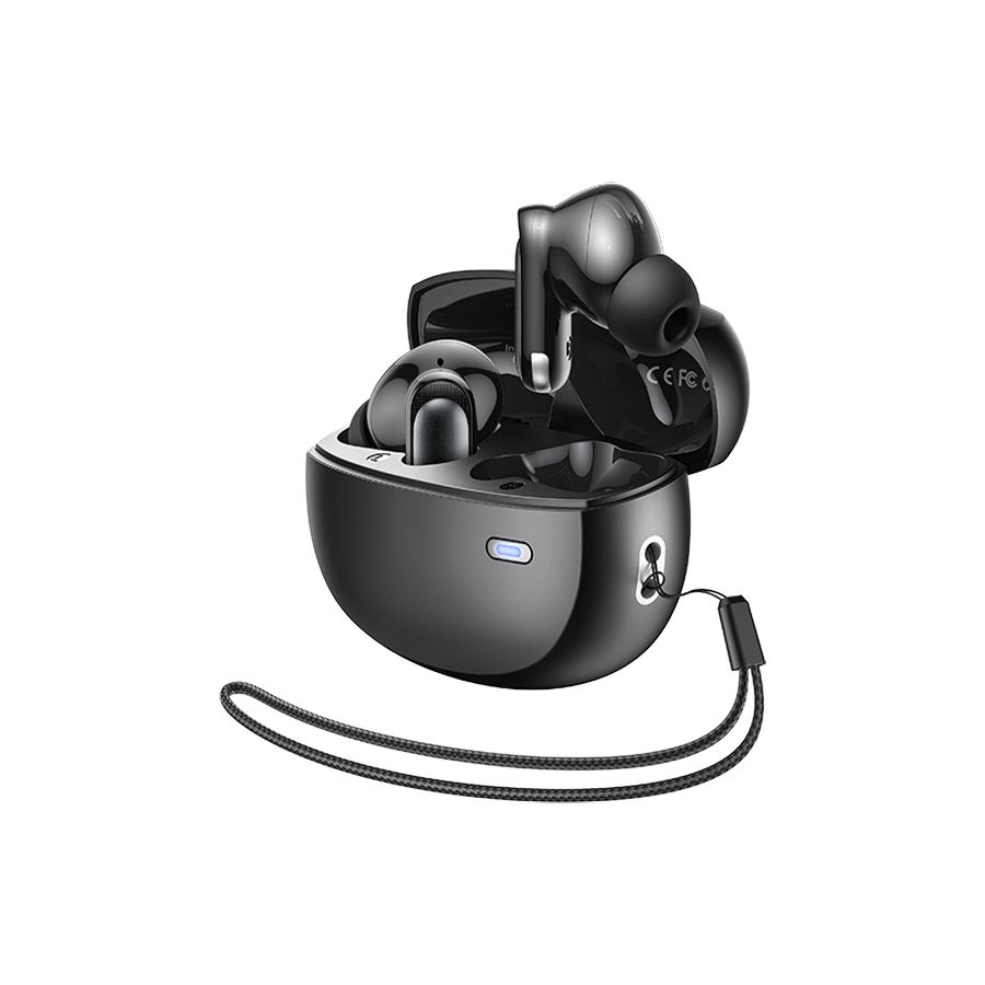 BLUETOOTH EARPHONES REMAX TWS-02 juodas BT 5.4