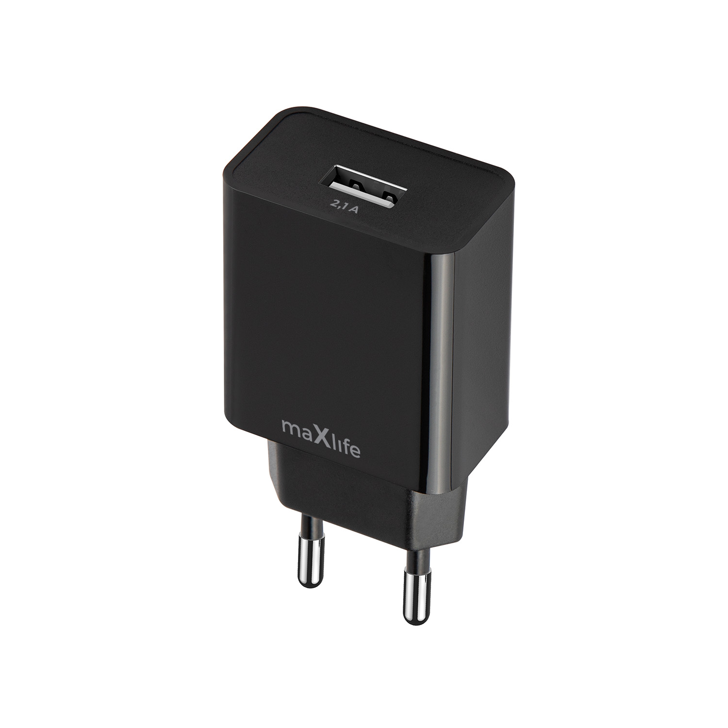 Maxlife MXTC-11 įkroviklis 1x USB-A 2,1A juodas