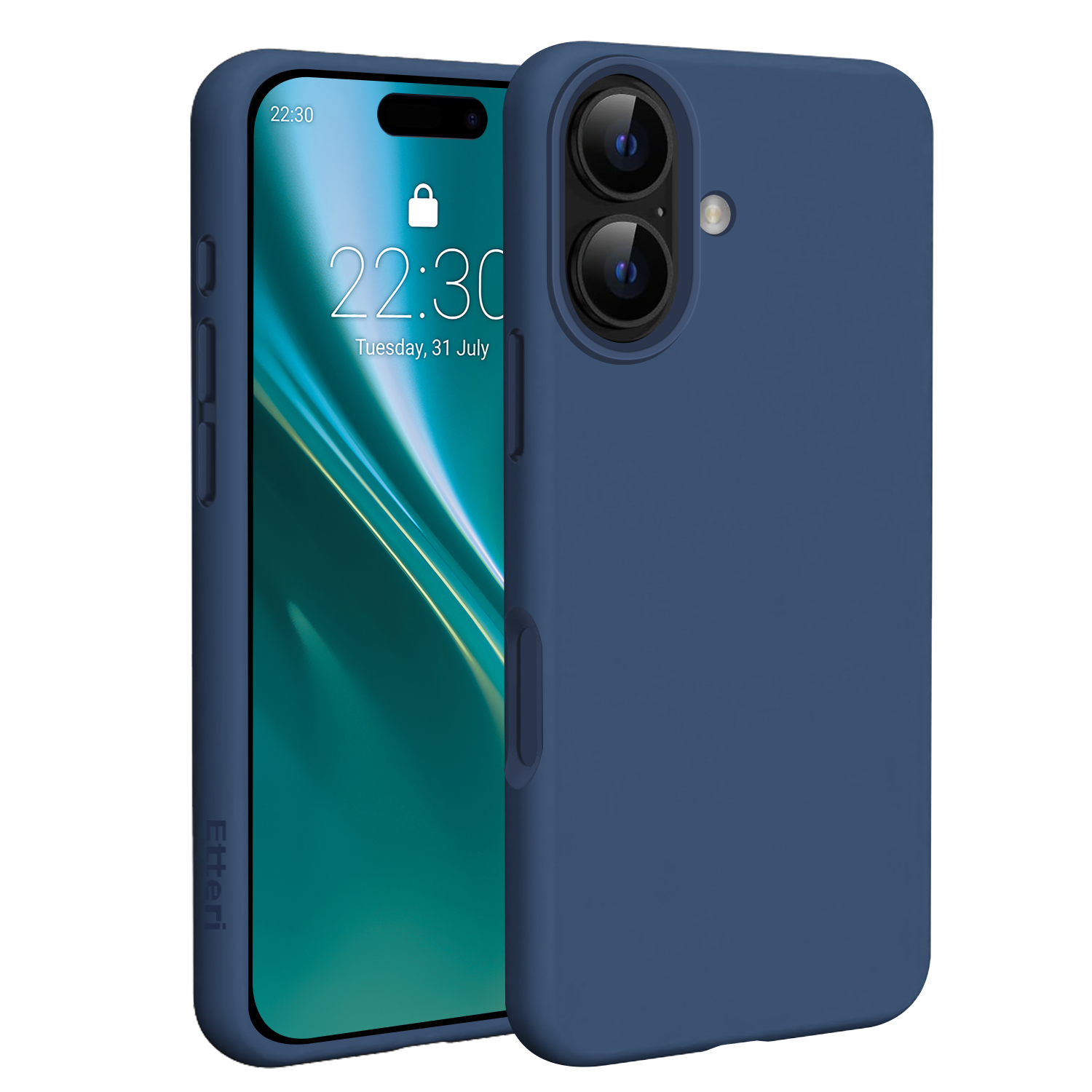 Etteri Silikoninis Mag dėklas for iPhone 17 tamsiai mėlynas