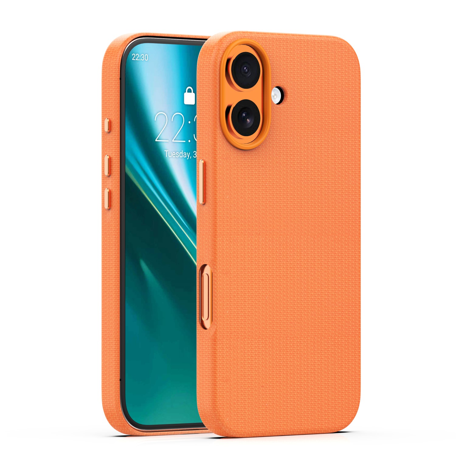 Etteri Elegant Mag dėklas for iPhone 17 6,3" oranžinis