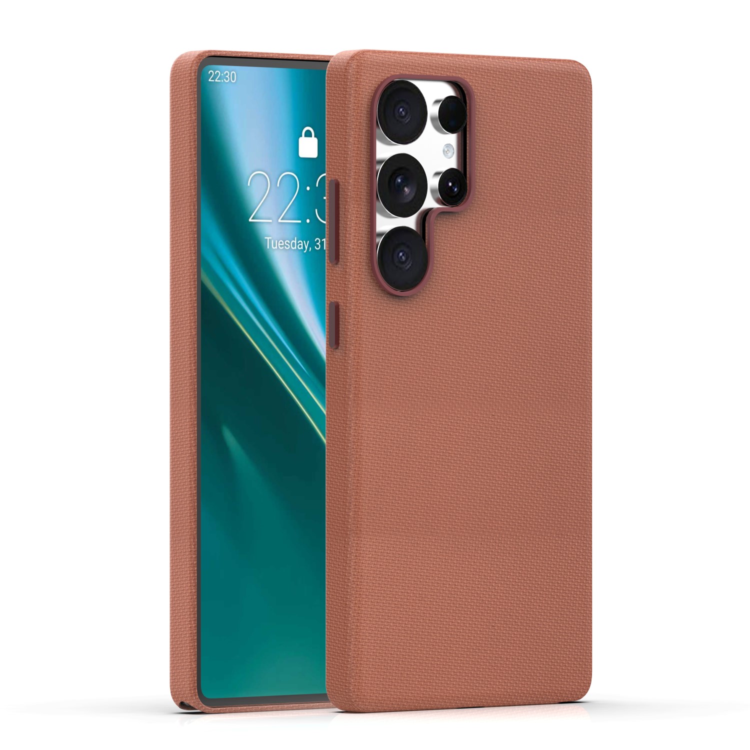 Etteri Elegant Mag dėklas for Samsung Galaxy S25 Ultra rudas