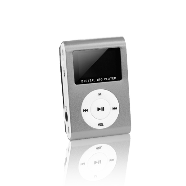 Setty MP3 su LCD ekranu + ausinės sidabrinis