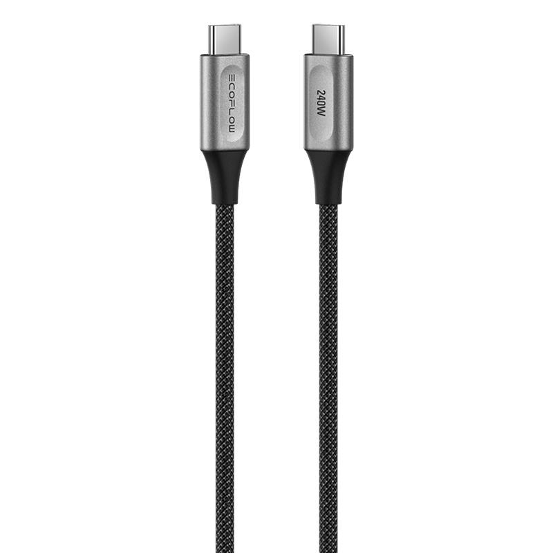 ECOFLOW RAPID Pro USB-C to USB-C Laidas, 1.8 m, 240 W