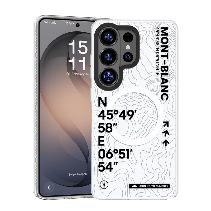 "Benks Dynamic Magnetic Summit" dėklas Mont-Blanc (A050), skirtas "Samsung Galaxy S26 Ultra