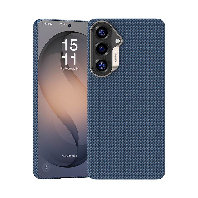 Benks Magnetic Armor Tint Kevlar 1000D (B048) for Samsung Galaxy S26 mėlynas