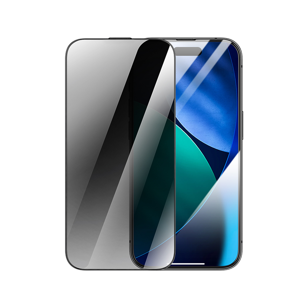 Rock Tempered stiklas Privatumo Full-coverage Anti-static for Iphone 17 Pro