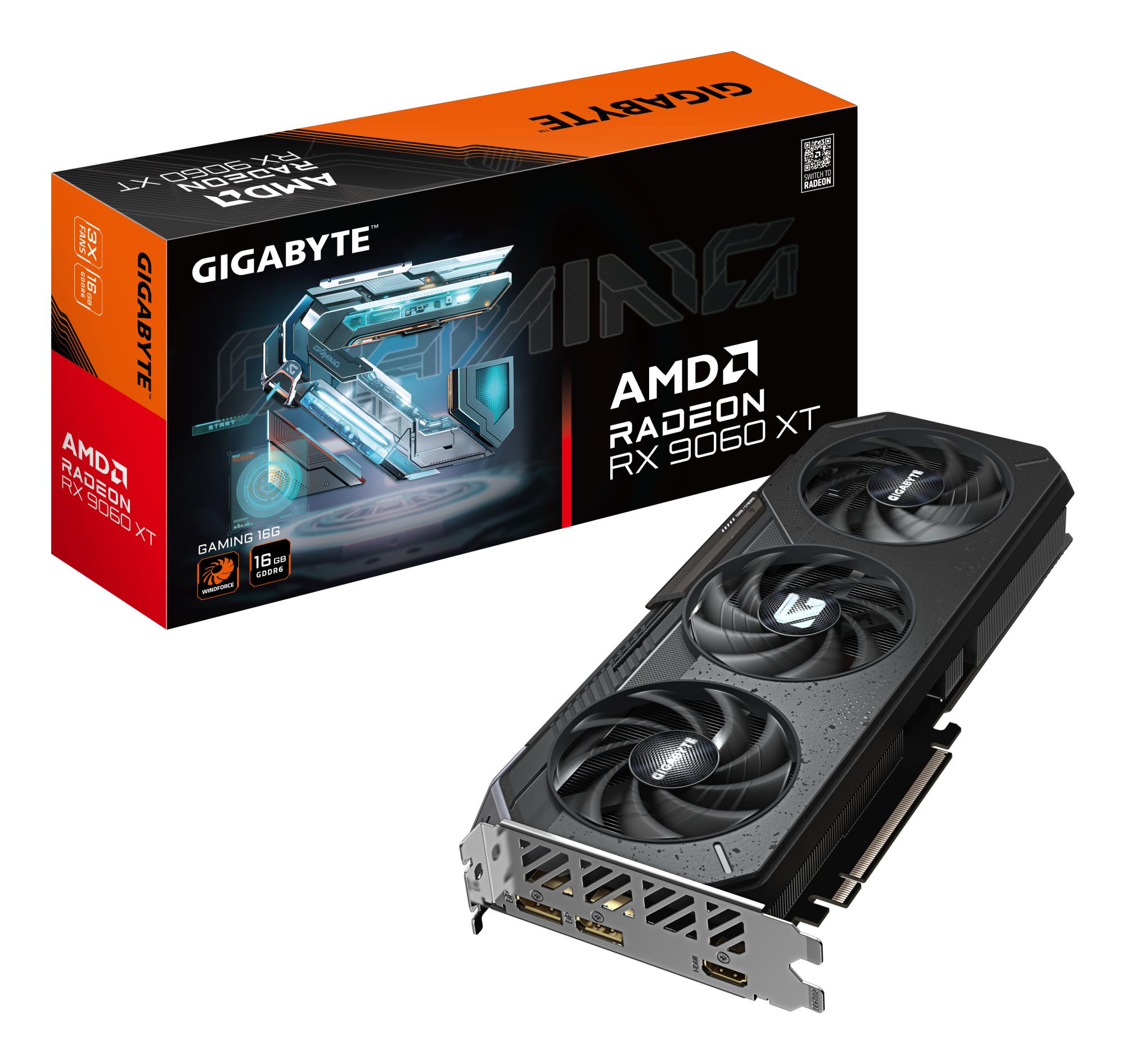 Vaizdo plokštė GIGABYTE AMD Radeon RX 9060 XT 16GB GDDR6 128bit PCIe 5.0