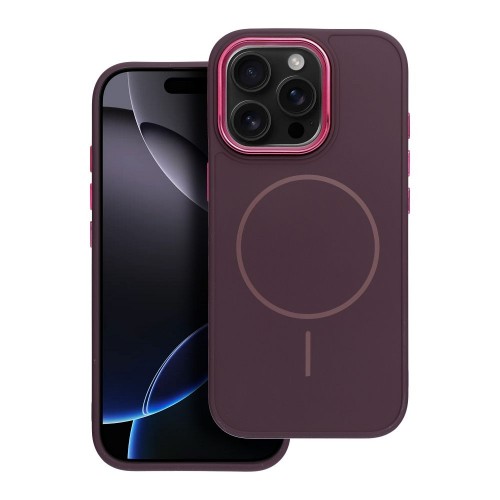 Dėklas "Frame Mag Cover" skirtas iPhone 17 violetinis