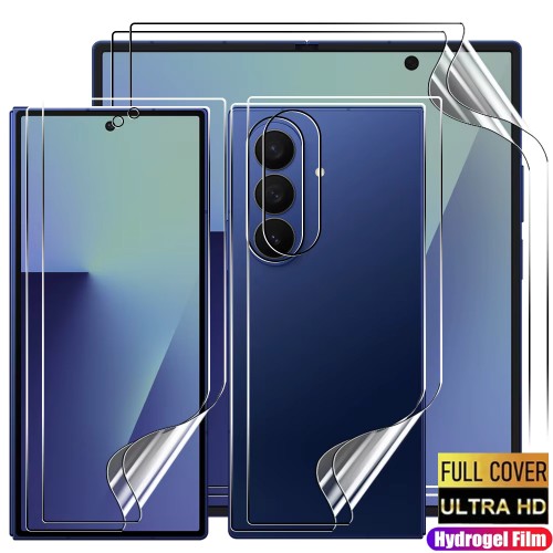 Apsauginis stikliukas "Flexible Clear HD" rinkinys 3in1 skirtas Samsung F936 Z Fold4 (Bulk)