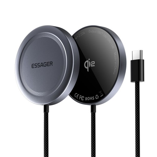 Belaidis įkroviklis Essager "ES-WC11" Qi2 juodas 15W