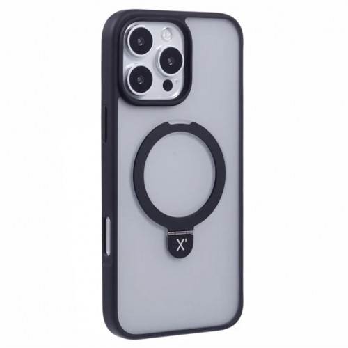 Dėklas X-Level "Pithy Stone II" Apple iPhone 16 Pro juodas