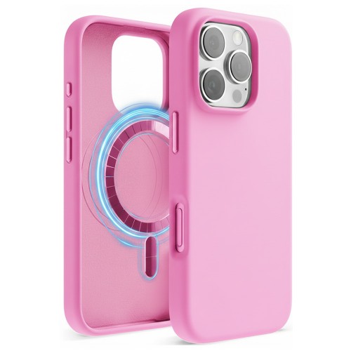 Dėklas "TM MagSafe Silicone" iPhone 16 Pro / Bijūnų /