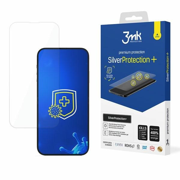 iPhone 14 Pro Max / 14 Plus Antibakterinis Gaming Ekrano plėvelė 3mk Silver Protection+