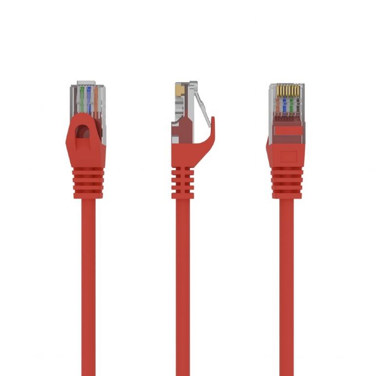 Gembird CAT6 UTP tinklo laidas 2m raudonas