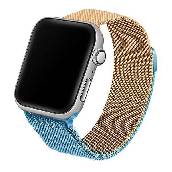 Beline Dirželis Apple Watch Steel 38/40/41mm mėlynas/auksinis
