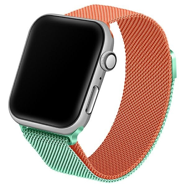 Beline Dirželis Apple Watch Steel 42/44/45/49mm žalias/oranžinis