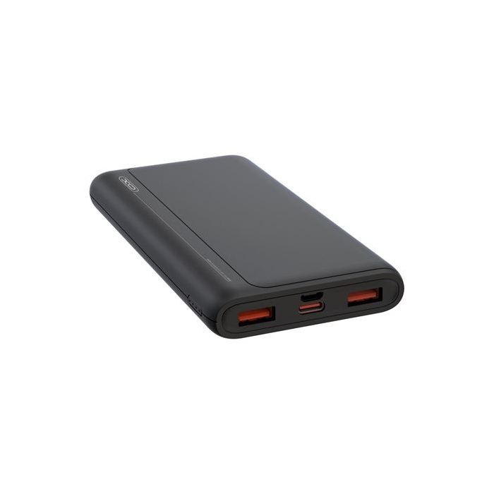 XO Išorinė baterija PR126 10000 MAH PD QUICK CHARGE 4.0 JUODAS