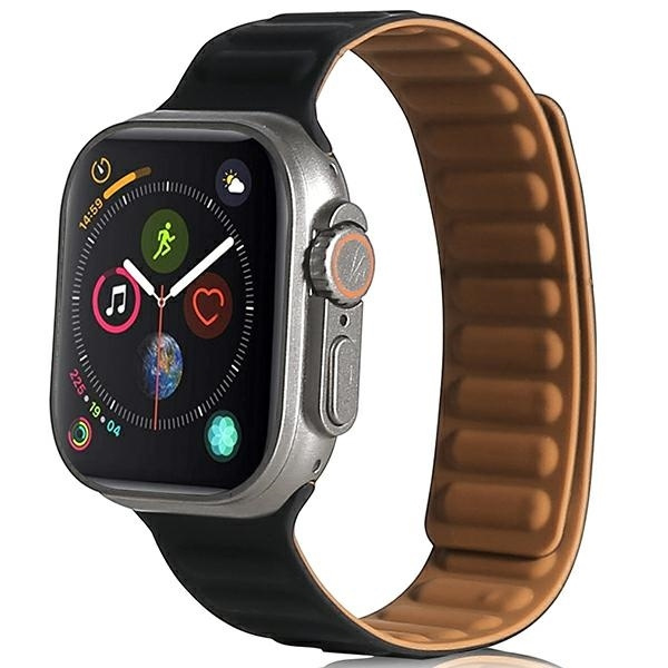 Beline Dirželis Apple Watch Magnetic 42/44/45/49mm juodas
