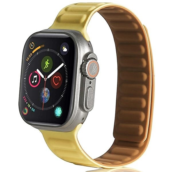 Beline Dirželis Apple Watch Magnetinis 42/44/45/49mm geltonas