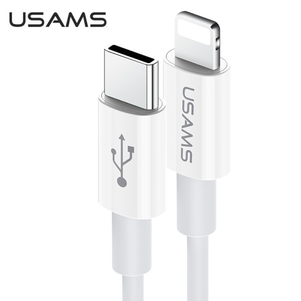USAMS Laidas USB-C to LIGHTNING PD FAST CHARGING 1,2M 20W LITHE SERIES violetinis SJ566USB03 (US-SJ566)