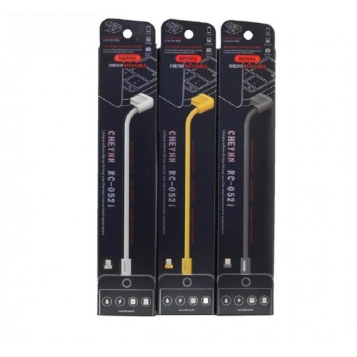 USB Kabelis Remax "Cheynn" RC-052i juodas "Lightning" 100cm