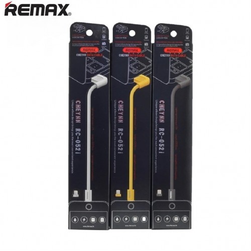 USB kabelis Remax "Cheynn" RC-052i sidabrinis "Lightning" 100cm