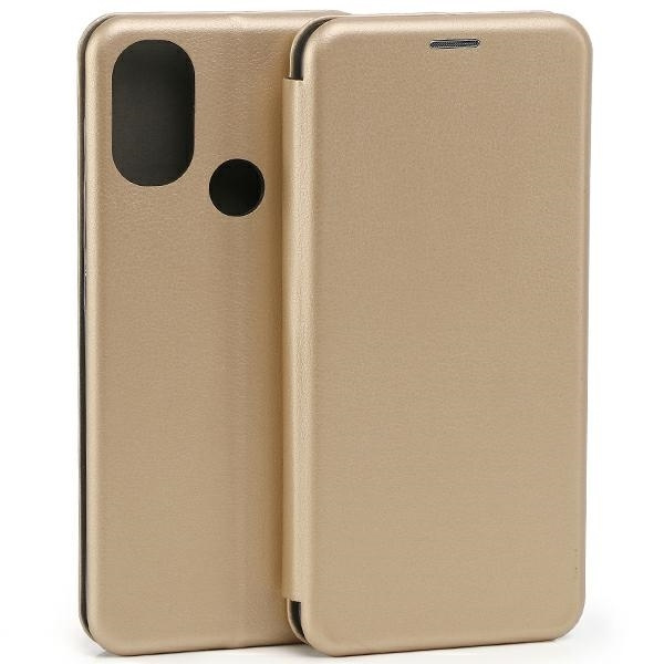 Beline Knygutės tipo dėklas Moto Edge 30 auksinis