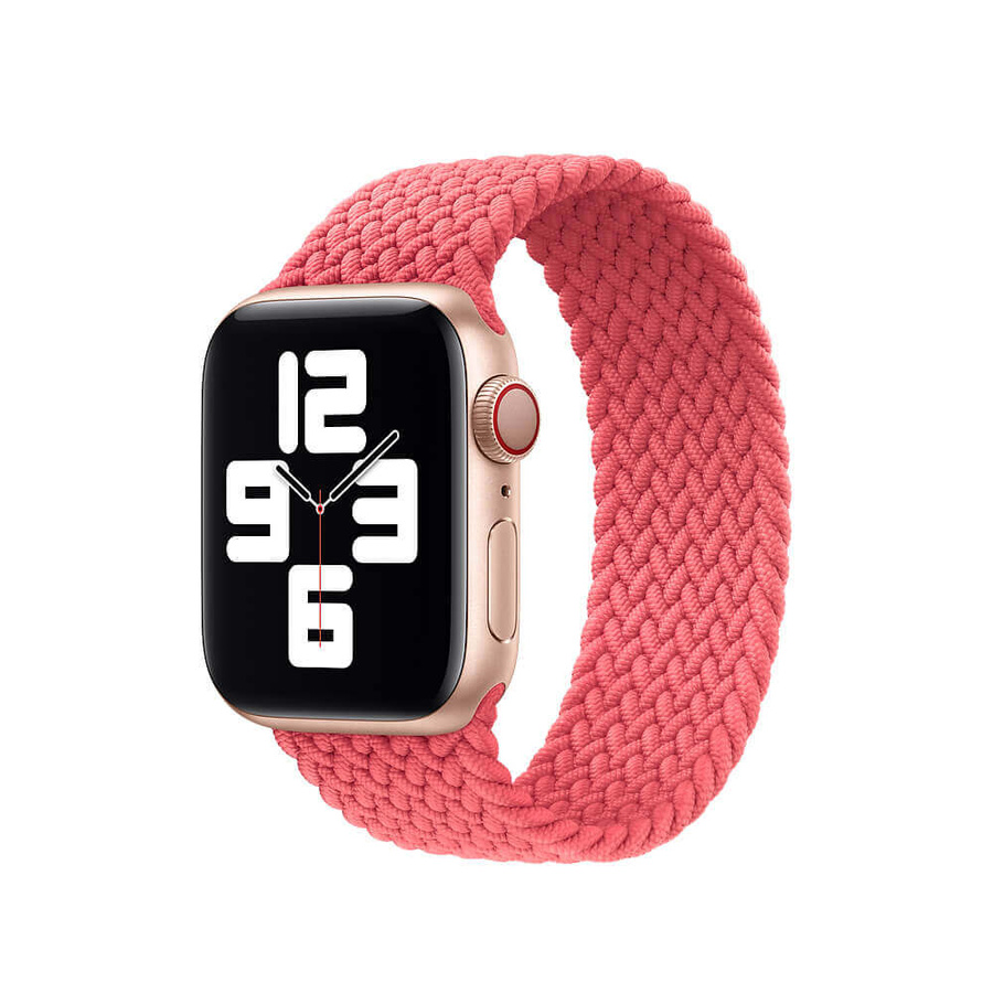 APPLE DIRŽELIS APPLE WATCH  3H890ZM/A PINTAS SOLO DIRŽELIS 40MM SIZE 5 ROŽINIS PUNCH ORIGINALI PLOMBA
