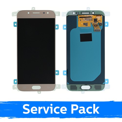 Ekranas skirtas Samsung J530 J5 auksinis (Service Pack)