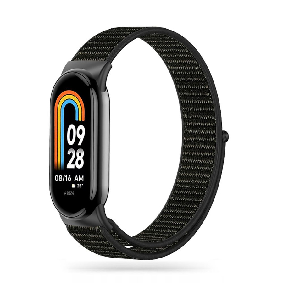 TECH-PROTECT NYLON XIAOMI SMART BAND 8 / 9 / NFC JUODAS
