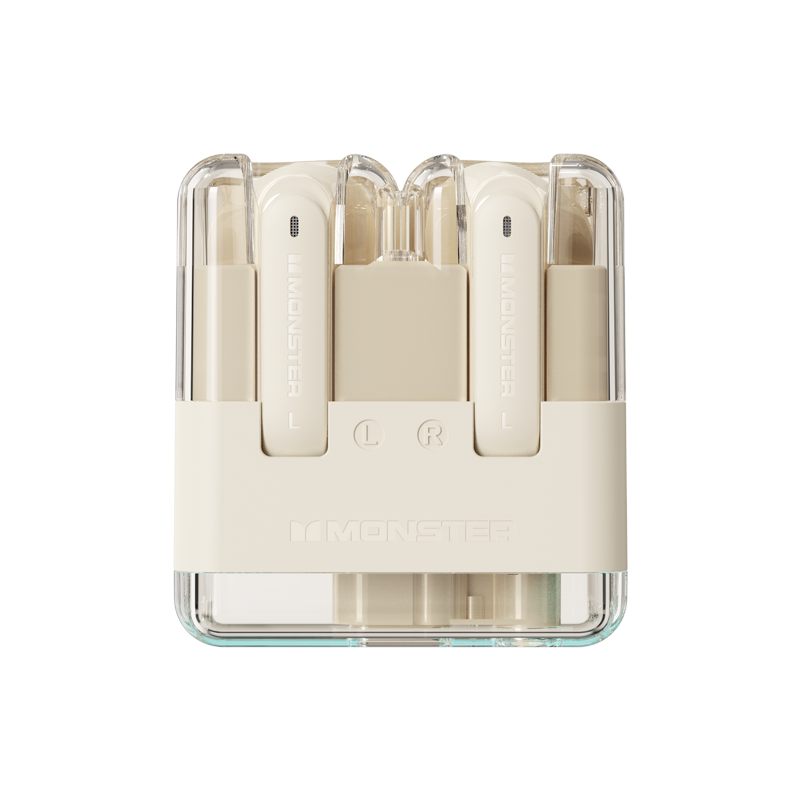MONSTER XKT12 TWS Belaidės ausinės dramblio kaulo