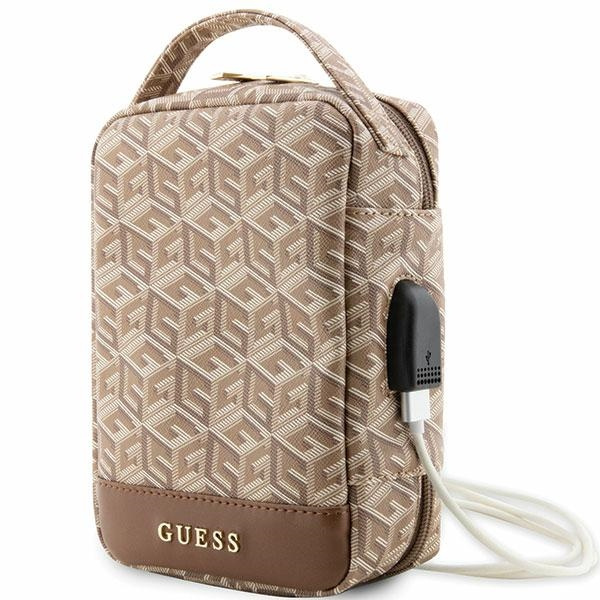 Guess Krepšys GUHBHGCFSEW Organizer rudas/rudas GCube Stripe