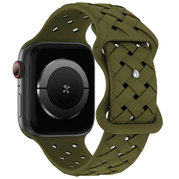 Beline Dirželis Apple Watch Silicone Woven 42/44/45/49mm alyvinis