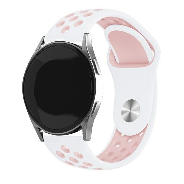 Beline Dirželis Watch 20mm Sport Silicone baltas/rožinis