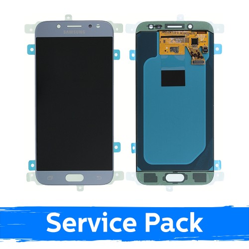 Ekranas skirtas Samsung J530 J5 sidabrinis (Service Pack)