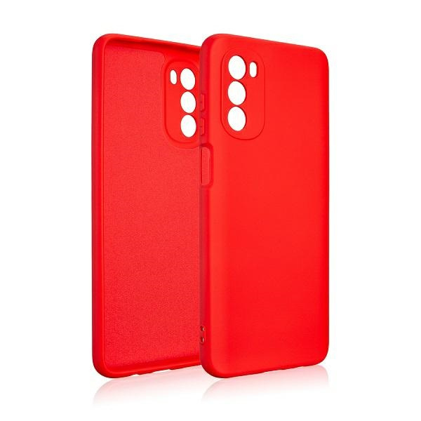 Beline Dėklas Silicone Motorola Moto G82 5G raudonas
