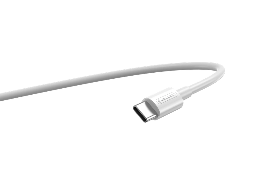JELLICO laidas B1 USB-C - USB-C PD 60W 1M Baltas