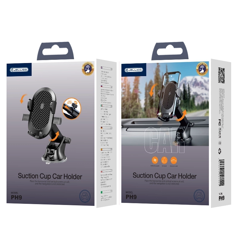 JELLICO automobilinis gravitacinis laikiklis PH9 Juodas