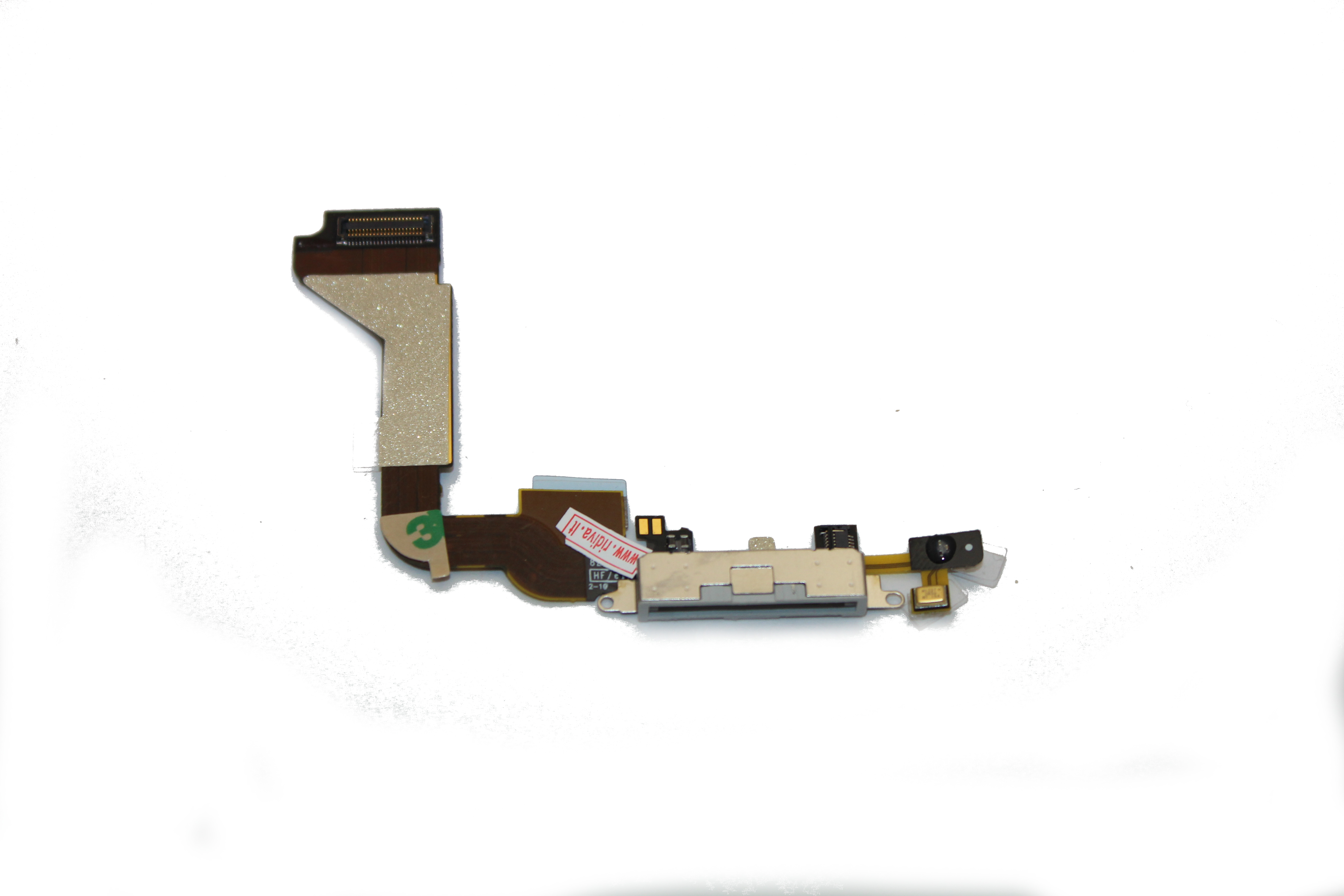 Lanksčioji jungtis skirta iPhone 4G įkrovimo kontakto balta naudota ORG