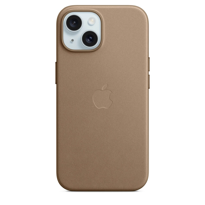 APPLE FINEWOVEN DĖKLAS MT3C3ZM/A IPHONE 15 TAUPE BE PAKUOTĖS