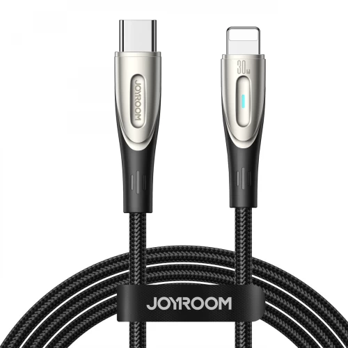 USB Laidas Joyroom "SA27-CL3" juodas "Type-C / Lightning" 120cm (iki 30W)